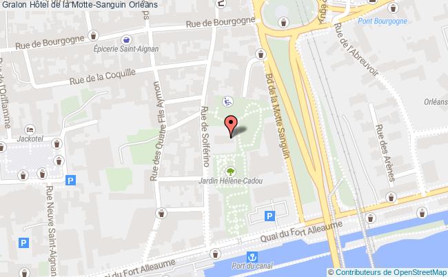 plan Hôtel De La Motte-sanguin Orléans Orléans