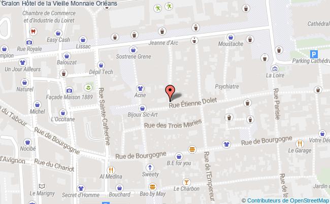 plan Hôtel De La Vieille Monnaie Orléans Orléans