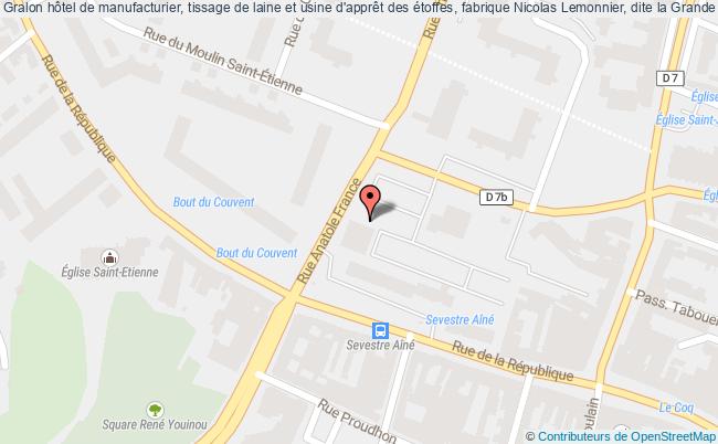 plan Hôtel De Manufacturier, Tissage De Laine Et Usine D'apprêt Des étoffes, Fabrique Nicolas Lemonnier, Dite La Grande Maison, Puis Château Des Ducs D'elbeuf Elbeuf Elbeuf