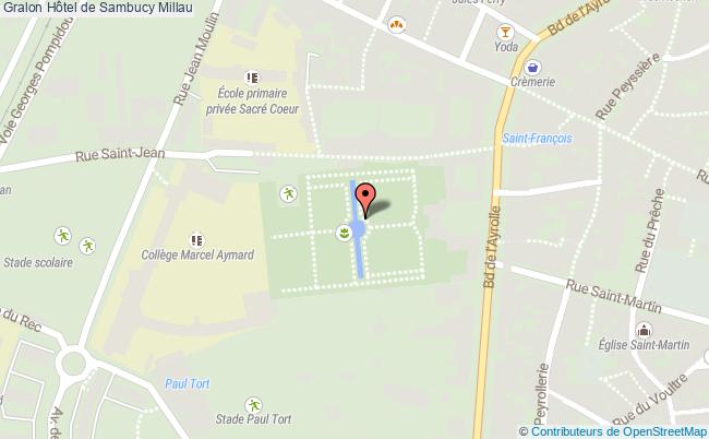 plan Hôtel De Sambucy Millau Millau