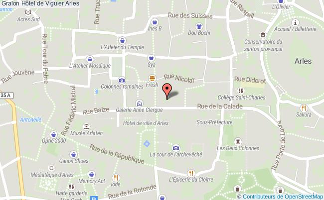 plan Hôtel De Viguier Arles Arles