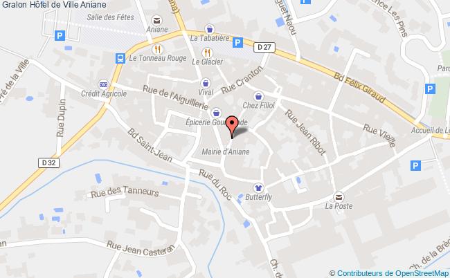 plan Hôtel De Ville Aniane Aniane