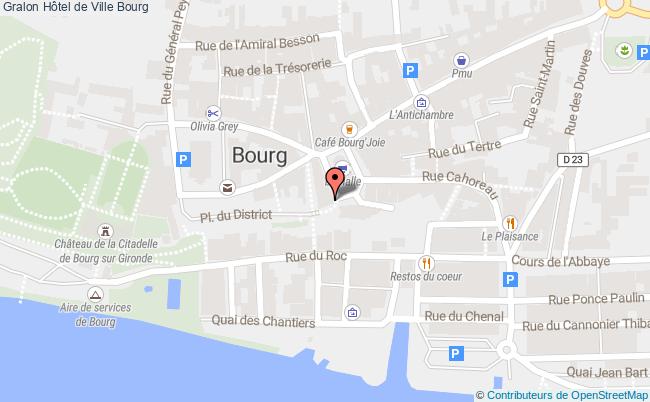 plan Hôtel De Ville Bourg Bourg