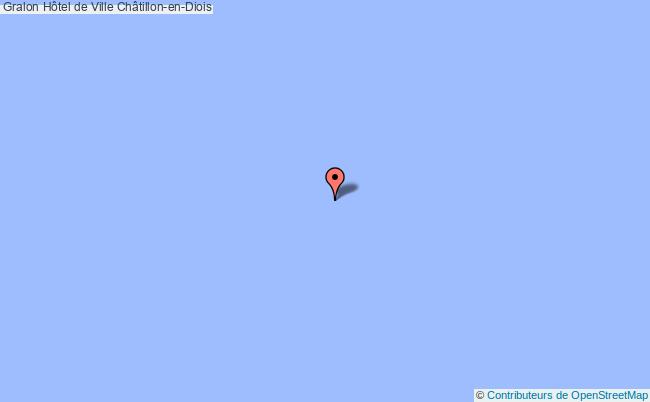 plan Hôtel De Ville Châtillon-en-diois Châtillon-en-Diois