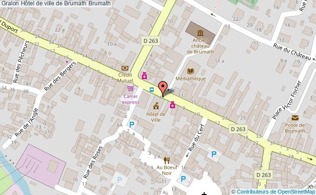 plan Hôtel De Ville De Brumath Brumath Brumath