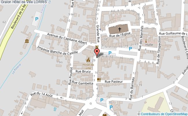 plan Hôtel De Ville Lorris LORRIS