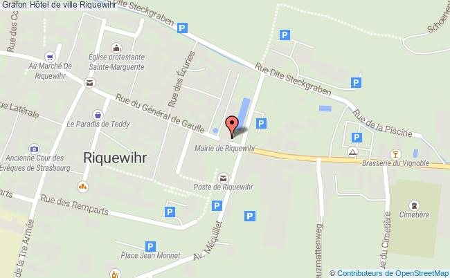 plan Hôtel De Ville Riquewihr Riquewihr