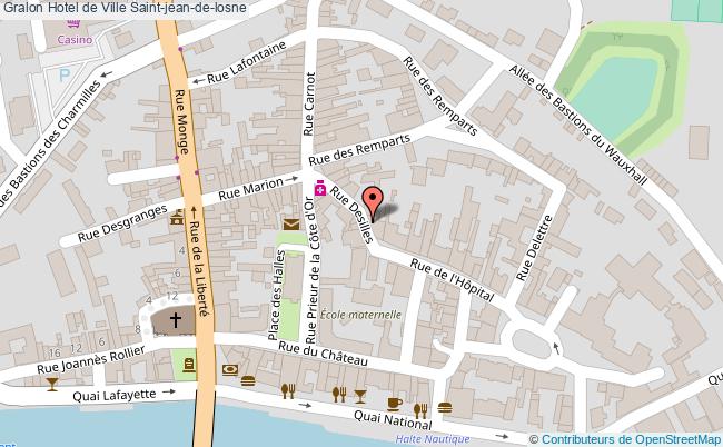 plan Hotel De Ville Saint-jean-de-losne Saint-jean-de-losne