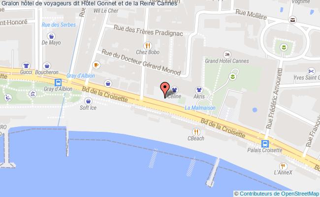 plan Hôtel De Voyageurs Dit Hôtel Gonnet Et De La Reine Cannes Cannes