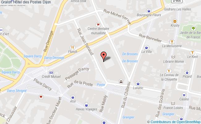 plan Hôtel Des Postes Dijon Dijon