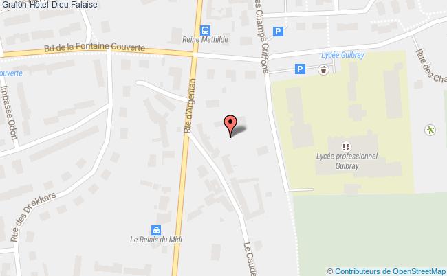 plan Hôtel-dieu Falaise Falaise