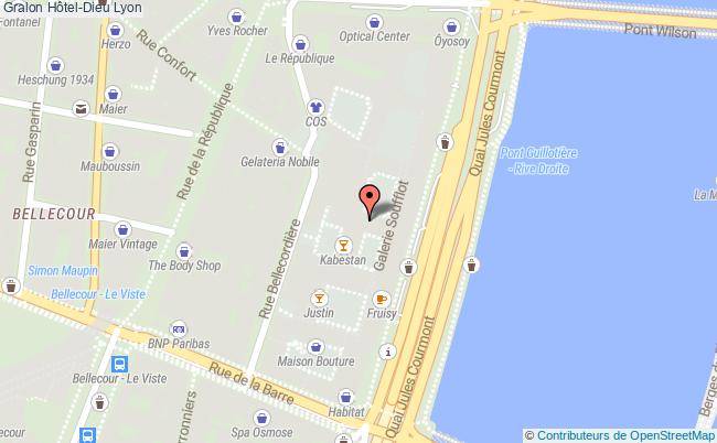 plan Hôtel-dieu Lyon Lyon