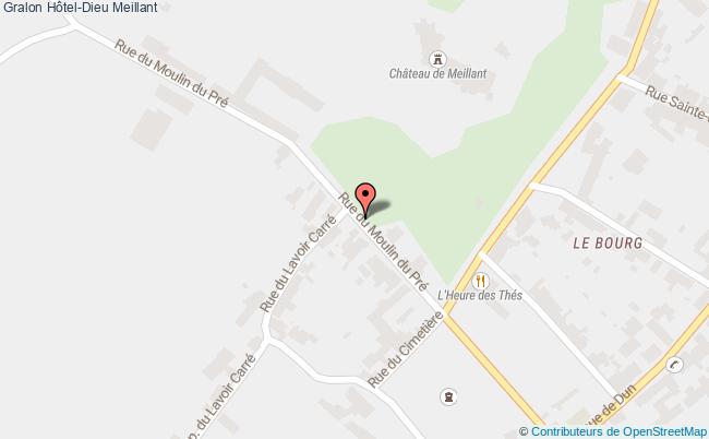 plan Hôtel-dieu Meillant Meillant