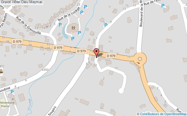 plan Hôtel Dieu Meymac Meymac