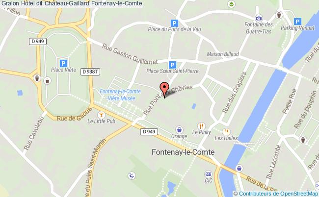 plan Hôtel Dit Château-gaillard Fontenay-le-comte Fontenay-le-Comte