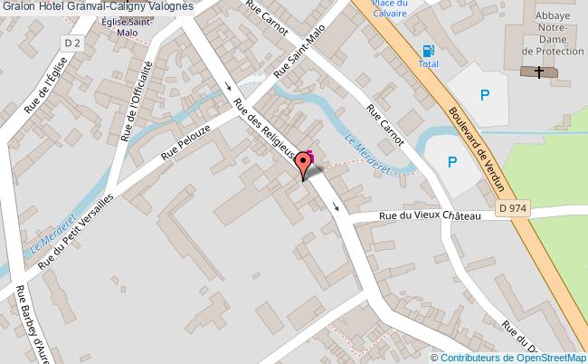 plan Hotel Granval-caligny Valognes Valognes