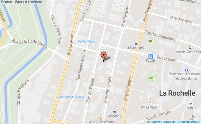 plan Hôtel La Rochelle La Rochelle