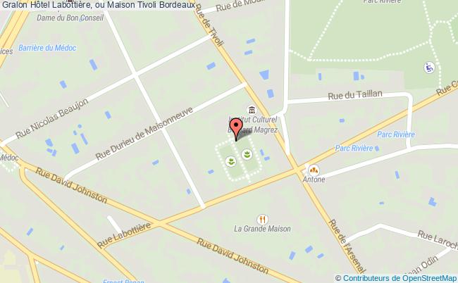 plan Hôtel Labottière, Ou Maison Tivoli Bordeaux Bordeaux