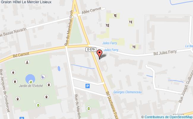 plan Hôtel Le Mercier Lisieux Lisieux