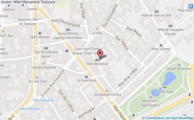 plan Hôtel Mansencal Toulouse Toulouse