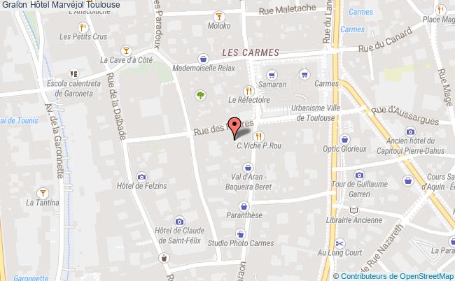 plan Hôtel Marvéjol Toulouse Toulouse