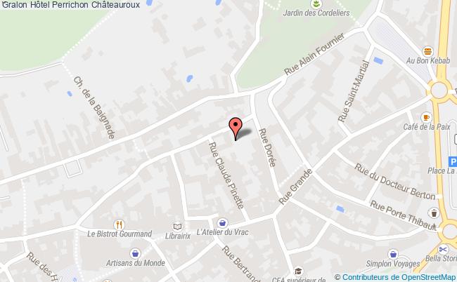 plan Hôtel Perrichon Châteauroux Châteauroux