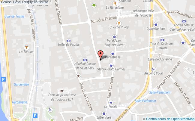 plan Hôtel Réquy Toulouse Toulouse