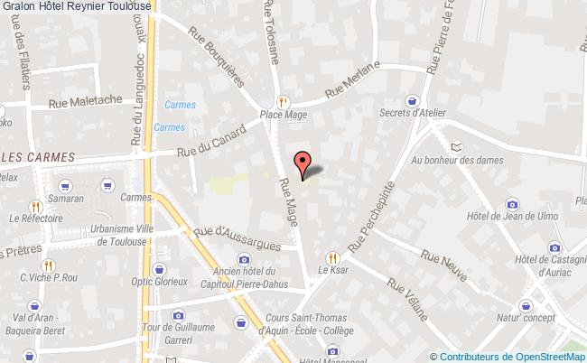 plan Hôtel Reynier Toulouse Toulouse