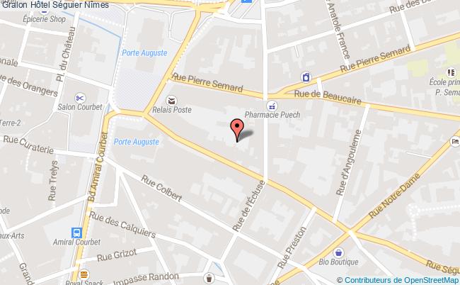 plan Hôtel Séguier Nîmes Nîmes