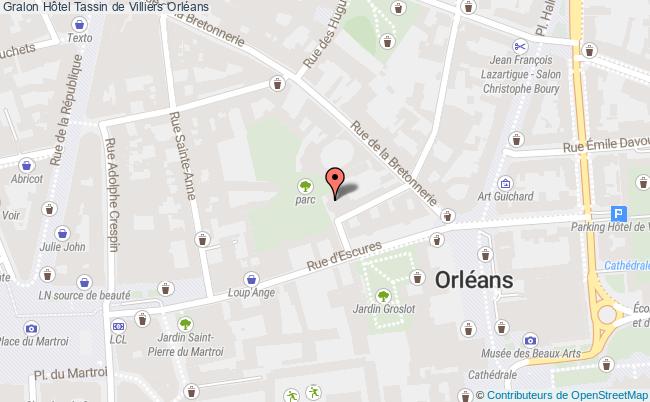 plan Hôtel Tassin De Villiers Orléans Orléans