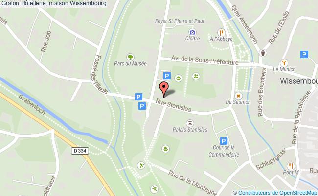 plan Hôtellerie, Maison Wissembourg Wissembourg