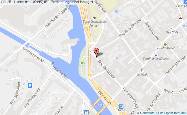 plan Huilerie Des Urbets, Actuellement Logement Bourges Bourges