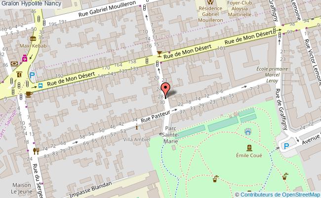 plan Hypolite Nancy Nancy