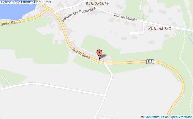 plan Ilot D'ouvrier Pont-croix Pont-Croix