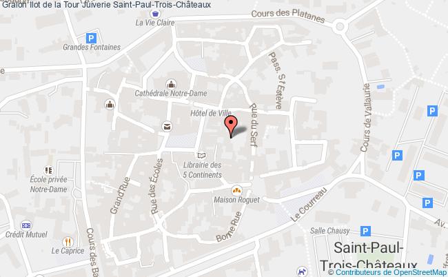 plan Ilot De La Tour Juiverie Saint-paul-trois-châteaux Saint-Paul-Trois-Châteaux