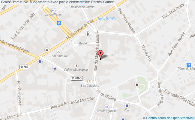 plan Immeuble à Logements Avec Partie Commerciale Perros-guirec Perros-Guirec