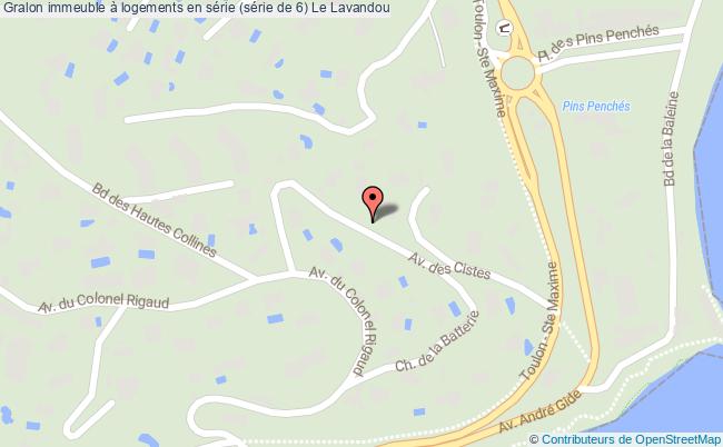 plan Immeuble à Logements En Série (série De 6) Le Lavandou Le Lavandou