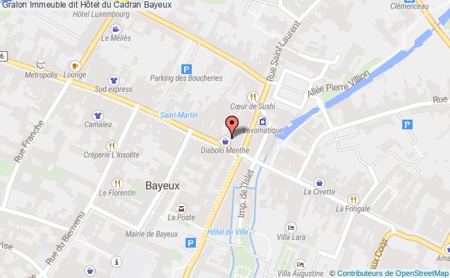 plan Immeuble Dit Hôtel Du Cadran Bayeux Bayeux