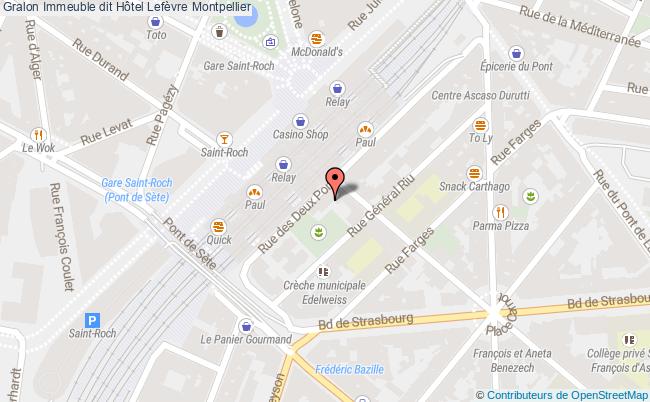 plan Immeuble Dit Hôtel Lefèvre Montpellier Montpellier