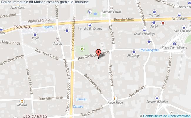 plan Immeuble Dit Maison Romano-gothique Toulouse Toulouse