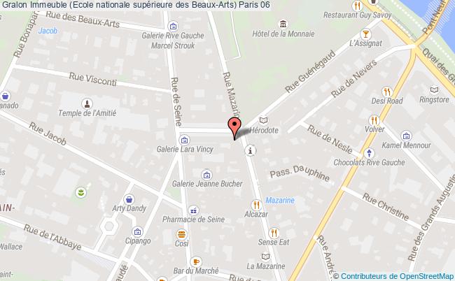 plan Immeuble (ecole Nationale Supérieure Des Beaux-arts) Paris 06 Paris 06