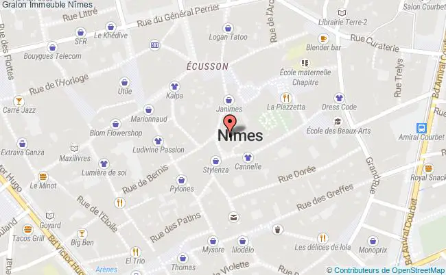 plan Immeuble Nîmes Nîmes
