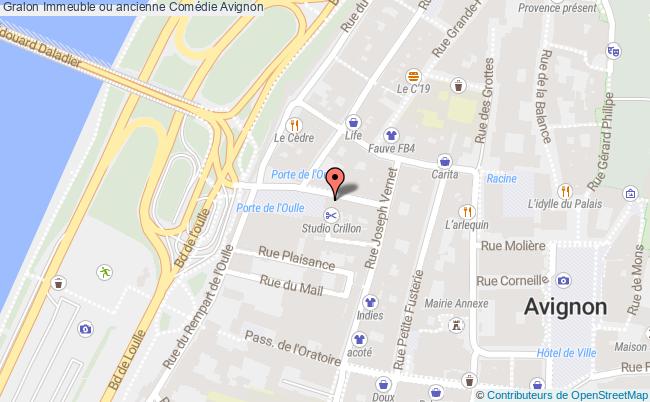 plan Immeuble Ou Ancienne Comédie Avignon Avignon