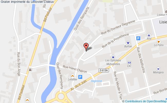 plan Imprimerie Du Lexovien Lisieux Lisieux
