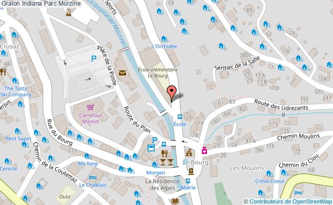 plan Indiana Parc Morzine Morzine