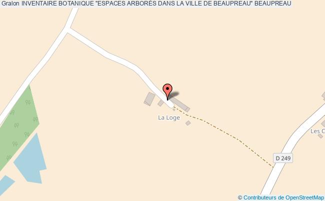 INVENTAIRE BOTANIQUE "ESPACES ARBORÉS DANS LA VILLE DE BEAUPREAU"