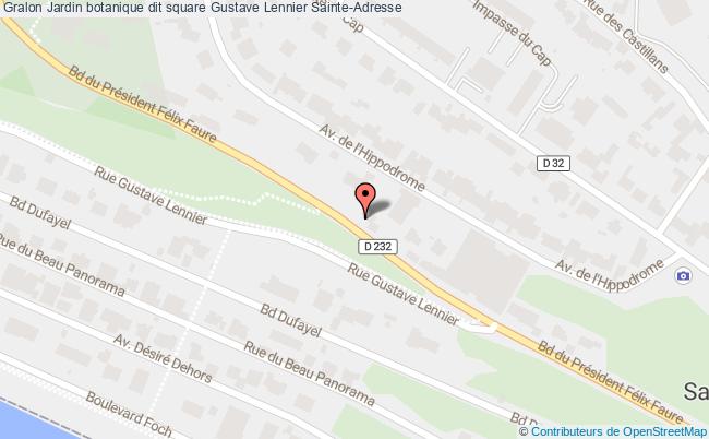 Jardin botanique dit square gustave lennier Sainteadresse tourisme