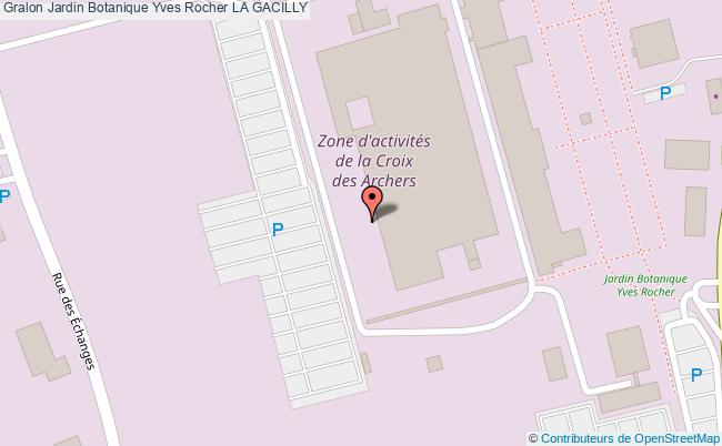 plan Jardin Botanique Yves Rocher La Gacilly LA GACILLY