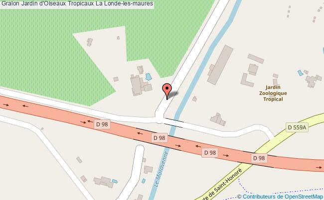 Jardin d'oiseaux tropicaux La londe-les-maures tourisme Parcs et jardins