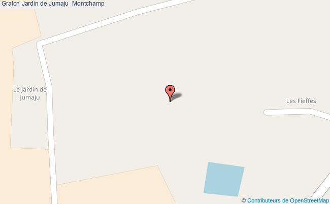 plan Jardin De Jumaju  Montchamp Montchamp